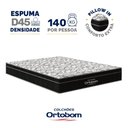 Ver imagem 6 de Cama Box Baú com Colchão de Espuma D45 Ortobom Airtech Ortopillow 150 D45 Queen 158cm