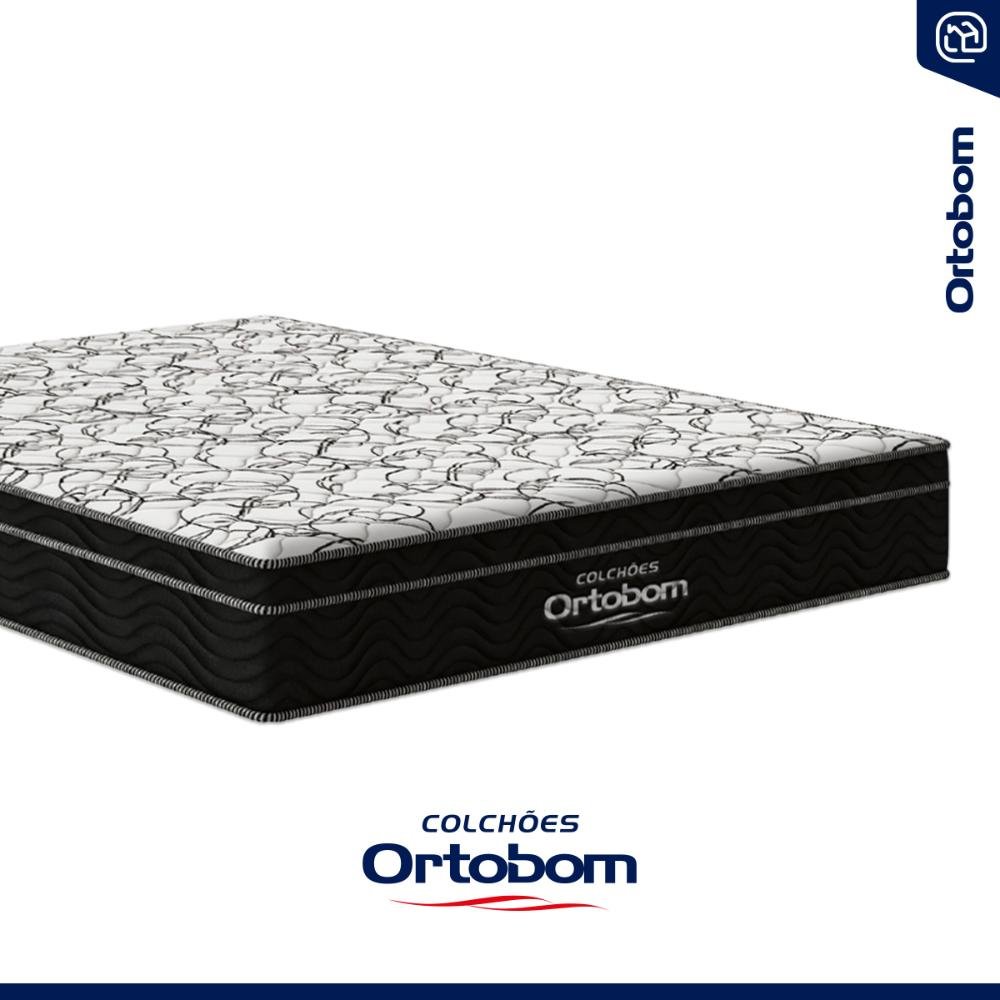 Cama Box Baú com Colchão de Espuma D45 Ortobom Airtech Ortopillow 150 D45 Queen 158cm - 7