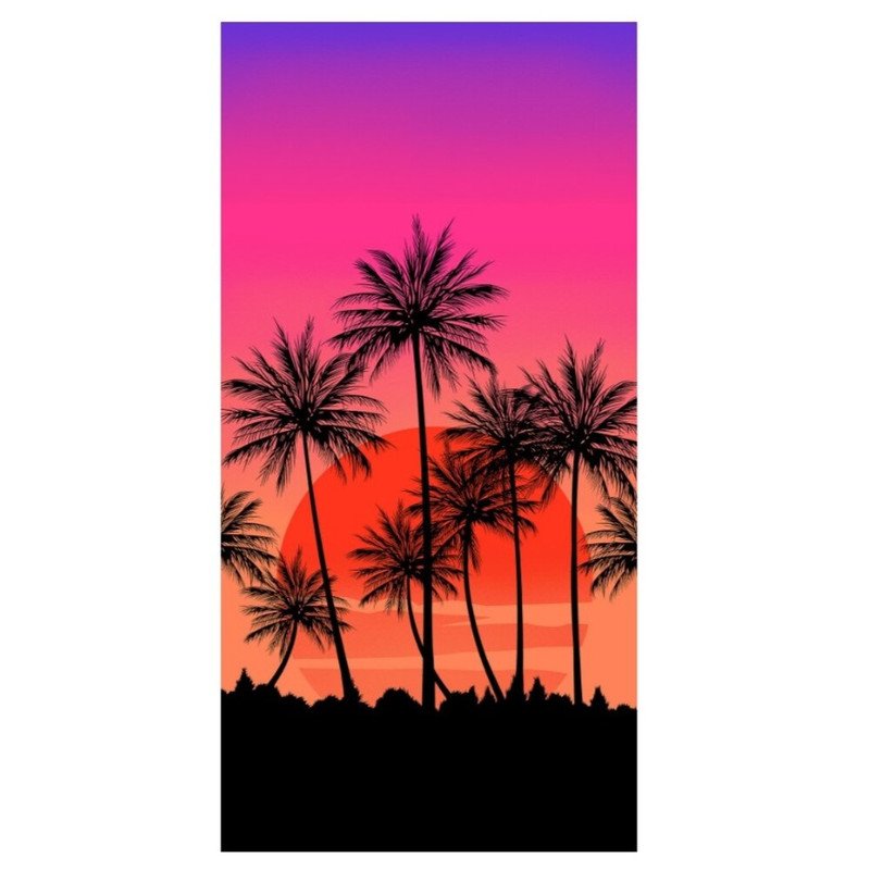 Toalha de Praia 70x140: Sunset - 1