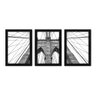 Kit Com 3 Quadros - Brooklin Bridge New York - 102kq02p - 1