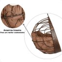 Ver imagem 5 de Almofada Impermeável Colchão para Balanço Suspenso - Lisato Camurça