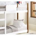 Ver imagem 4 de Cama Infantil Beliche Montessori Encanto com 2 Colchões Escorregador Grade Proteção Cor Branco