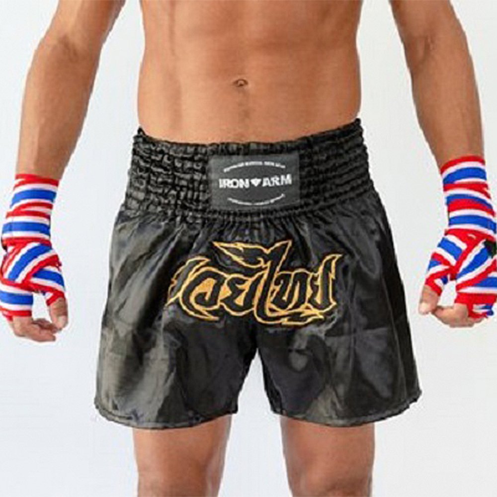 Shorts para Muay Thai Preto Iron Arm - 3