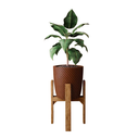 Ver imagem 2 de Vaso para plantas com suporte para cachepot de Madeira Pinus 40cm