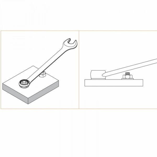 Chave Combinada em Cobre Berílio 1/4" Tramontina PRO - 3