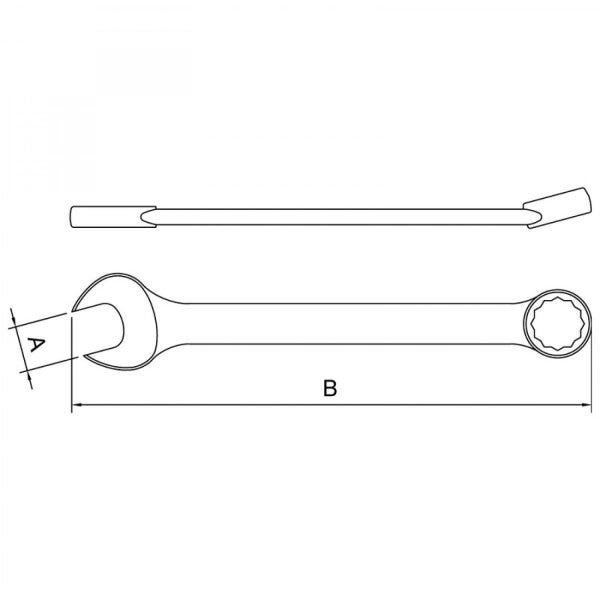 Chave Combinada em Cobre Berílio 1/4" Tramontina PRO - 2