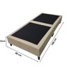 Base Box Dobrável Solteiro Cama Portátil Apartamento Casa:bege - 7