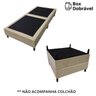 Base Box Dobrável Solteiro Cama Portátil Apartamento Casa:bege - 4