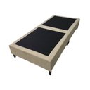 Ver imagem 3 de Base Box Dobrável Solteiro Cama Portátil Apartamento Casa:bege