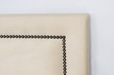 Ver imagem 3 de Cabeceira Casal Reta Luxo 140x60 Suede Off White - Tachas Fumê