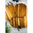 Ver imagem 3 de Tábua de Servir Redonda M - Madeira de Teca 27x27x2cm