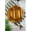 Ver imagem 2 de Tábua de Servir Redonda M - Madeira de Teca 27x27x2cm