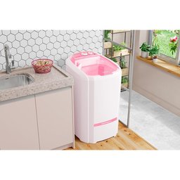 Maquina de Lavar Roupa Semi-automatica Tanquinho Colormaq 18kg Lcs18 Rosa 220v - 3