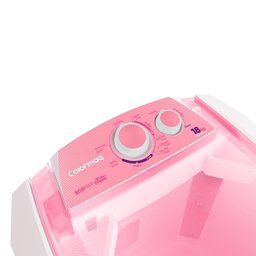 Maquina de Lavar Roupa Semi-automatica Tanquinho Colormaq 18kg Lcs18 Rosa 220v - 2