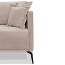 Ver imagem 6 de Poltrona Decorativa Elba Linho Rústico Areia - Loja Sheep