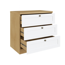 Ver imagem 6 de Conj. Infantil Guarda Roupa e Cômoda Infinity Savana/Branco