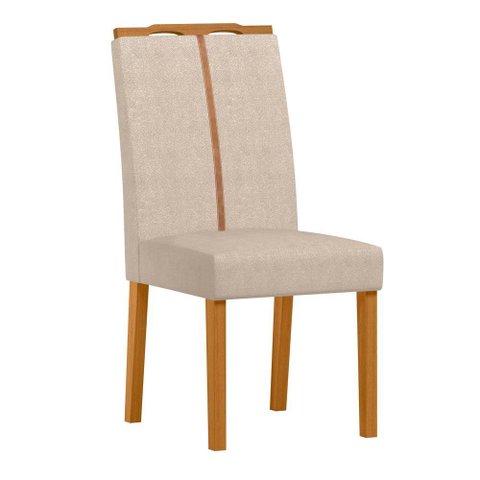 Cadeira Sala Jantar Serena Kit 2 Ype/bouclé Gelo