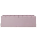 Ver imagem 3 de Calçadeira Recamier Baú para Cama Queen Dália 160x50 Cm W01 Suede Rosê - Lyam Decor