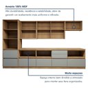 Ver imagem 7 de Cozinha Completa Modulada 7 Peças 10 Portas 7 Gavetas com Rodapé Norten Verde/Nature