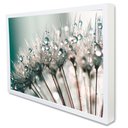 Ver imagem 2 de Quadro Decorativo Caixa Floral Dente de Leão Tacolado Moldura Caixa Alta 4,5cm Branca sem Vidro 80 X