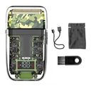 Ver imagem 2 de Barbeador Máquina Shaver Profissional Recarregável Camuflada Transparente Kemei TX7