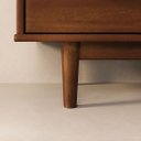 Ver mais imagens de Cômoda para Quarto Minimalista Pés Retos Castanho Tecca Idimex