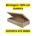 Ver imagem 3 de Box Baú Solteiro Blindado na Chapa de Madeira - Corino Preto