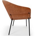 Ver imagem 2 de Kit 6 Cadeiras para Sala de Jantar Estar Living Olívia L02 Couríssimo Camel - Lyam Decor
