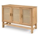 Ver imagem 2 de Balcão Buffet em Madeira e Rattan Natural 03 Portas