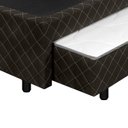 Ver imagem 5 de Base Box Casal c/ Cama Auxiliar Elise 38x138x188 Marrom
