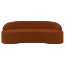 Ver imagem 6 de Sofá 2 Lugares para Sala de Estar Living 150cm Theo D06 Veludo Laranja - Mpozenato