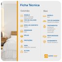 Ver imagem 2 de Cama Box com Baú Solteiro Preta + Colchão de Espuma D20 Gazin Supreme 78x188x47cm