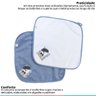 Toalhinha Infantil Pano de Boca Bebê 2 Unidades Com Prendedor Para Chupeta Azul D'Bella For Baby - 2
