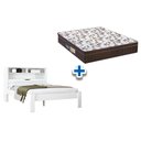 Ver imagem 7 de Colchão Casal Anatômico Orthoface Polar (1un) + Cama Invicta com Baú Branco
