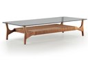 Ver imagem 1 de Mesa Centro Cutiê com Tampo de Vidro