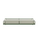Ver imagem 7 de Cama Auxiliar em Ferro Aço Carbono Tubular Teko Casatema MadeiraOriginals Verde/Álamo