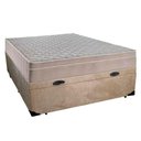 Ver imagem 5 de Cama Box Baú Casal Suede + Colchão Sereneprime Molas Ensacadas 138x188x69 Bege