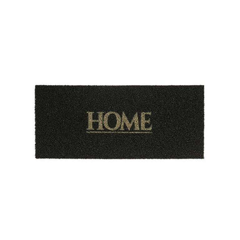 Capacho de Vinil Long Preto Home