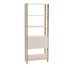 Estante Match Organizadora Estilo Industrial | Artely:off White/carvalho - 6