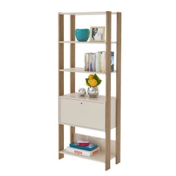 Estante Match Organizadora Estilo Industrial | Artely:off White/carvalho - 3