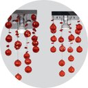 Ver imagem 1 de Pendentes Acrílico Em Alto Brilho Modelo Chuva Pontuda:30CM/Bivolt