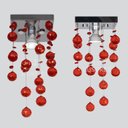 Ver imagem 2 de Pendentes Acrílico Em Alto Brilho Modelo Chuva Pontuda:30CM/Bivolt