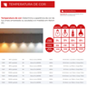 Kit 10 Spot de Led Croica Embutir Teto Gesso Quadrado 3w 6000k Branco Frio Luminária Direcional - 4