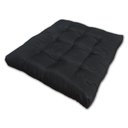 Ver imagem 1 de Almofada Futon Assento Decoração 60x60cm Flat Preto