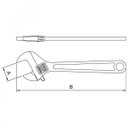 Ver imagem 2 de Chave Ajustável em Cobre Berílio 24" Tramontina PRO