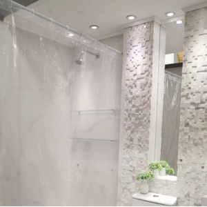 Cortina para Box Banheiro Cristal Transparente