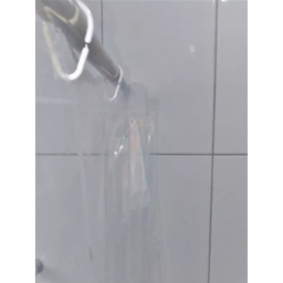 Cortina para Box Banheiro Cristal Transparente - 5