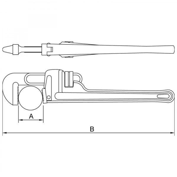 Chave para Tubos em Cobre Berílio 10" Tramontina PRO - 2