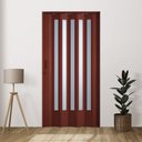 Ver imagem 1 de Porta Sanfonada Pvc Translucida 260x228 Marrom