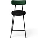Ver imagem 5 de Kit 02 Banquetas Baixa Cozinha e Sala Jantar Bancada Milão L02 Facto Verde Linho Chumbo - lyam decor